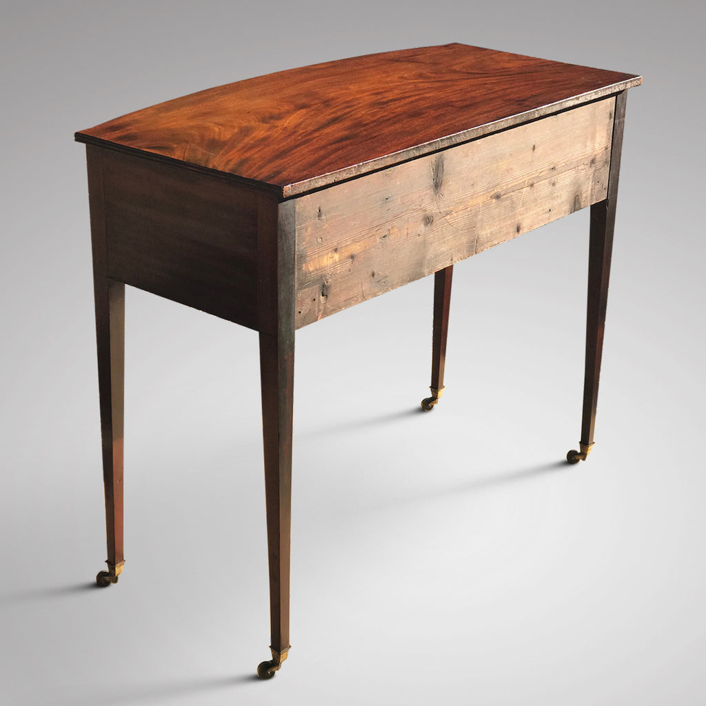 Mahogany Bow Fronted Side Table