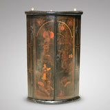 18th Century Chinoiserie Japanned Corner Cupboard - Main Front View - 1