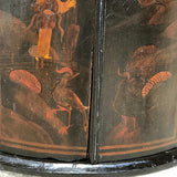 18th Century Chinoiserie Japanned Corner Cupboard - Detail of Doors - 6