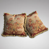 A Pair of Aubusson Style Tapestry Cushions - Main View - 2