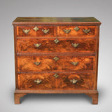 Early 18th Century Oak & Walnut Chest of Drawers - Front View - 1