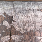 Early 18th Century Oak & Walnut Chest of Drawers - Detail of Lining Paper - 13