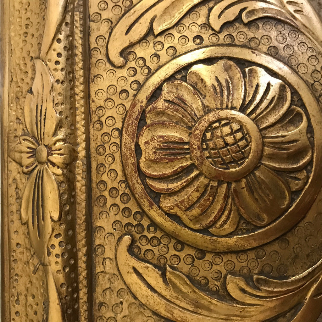Superb George II Carved Giltwood Mirror - Frame Detail View - 5