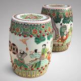 Pair of Chinese Ceramic Garden Seats - Main View - 1