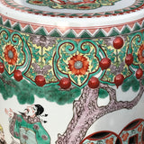Pair of Chinese Ceramic Garden Seats - Detail View - 6