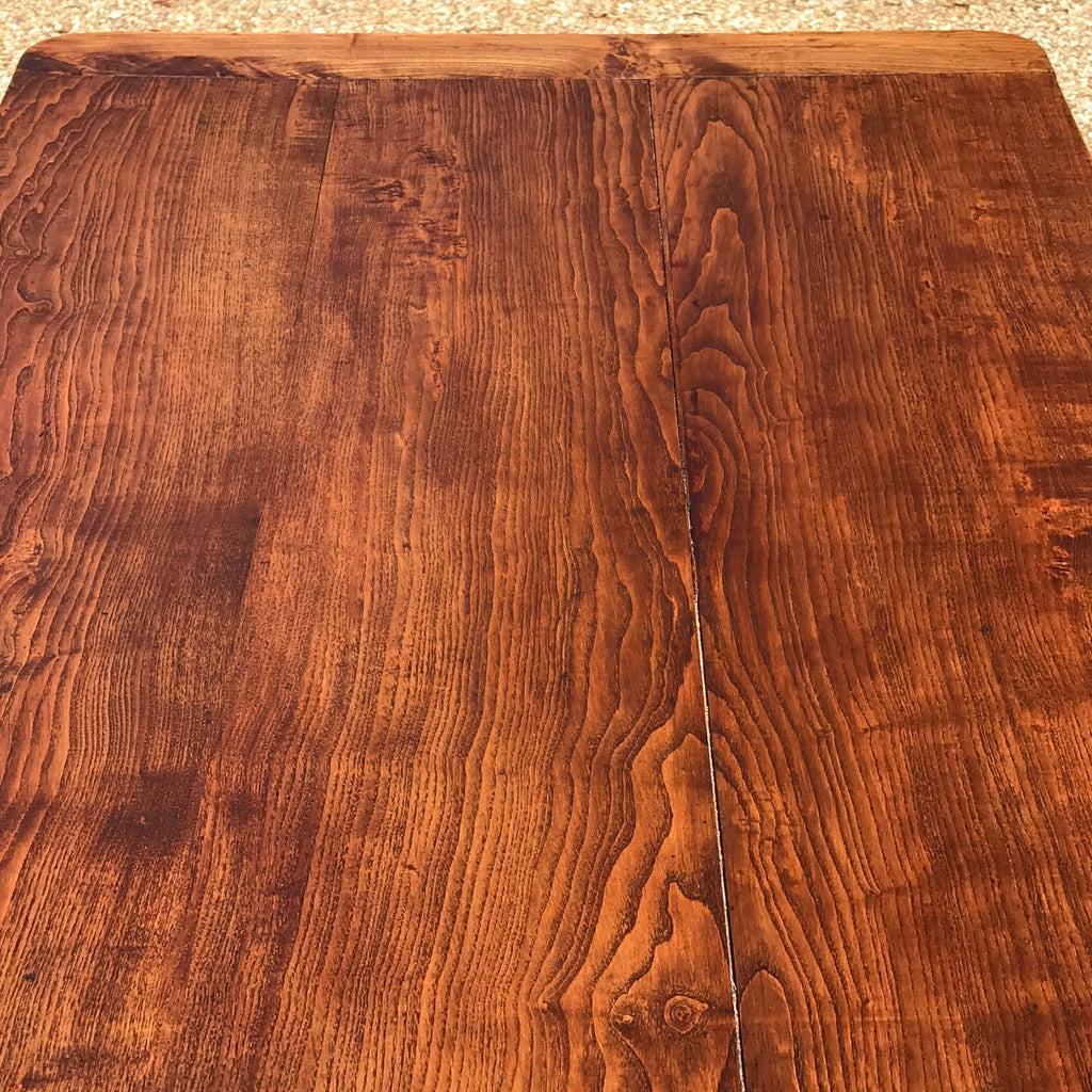 19th Century Elm Dining Table - Top Detail - 9