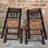 18th Century Elm & Ash Country Chairs - Underside View - 3