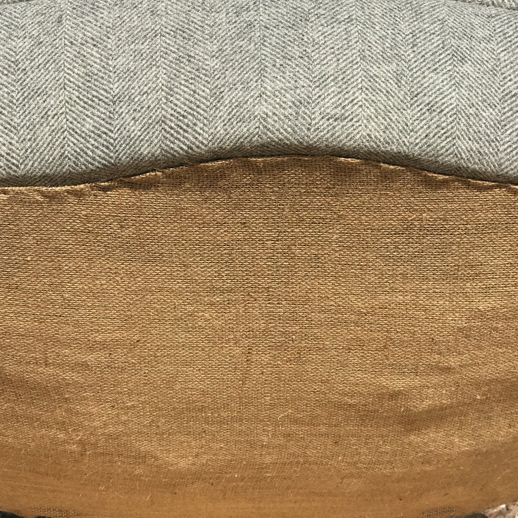 Edwardian Barrel Back Armchair - Underside View - 8