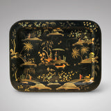 19th Century Papier Mache Chinoiserie Tray - Front View - 1