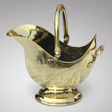 19th Century Helmet Shaped Brass Coal Scuttle - Main View - 1