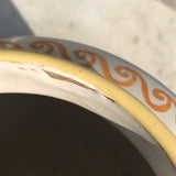 Large 18th Century Italian Tin Glazed Dry Drug Jar - Detail View - 7