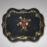 19th Century Papier-Mache Tray on Later Stand - Main View - 3