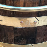 Antique English Oak Coopered Barrel - Detail View - 3