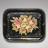 19th Century Rose Painted Toleware Tray - Main View - 1