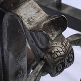 An Enormous Pair of French  Iron Fire Dogs - Detail View - 4