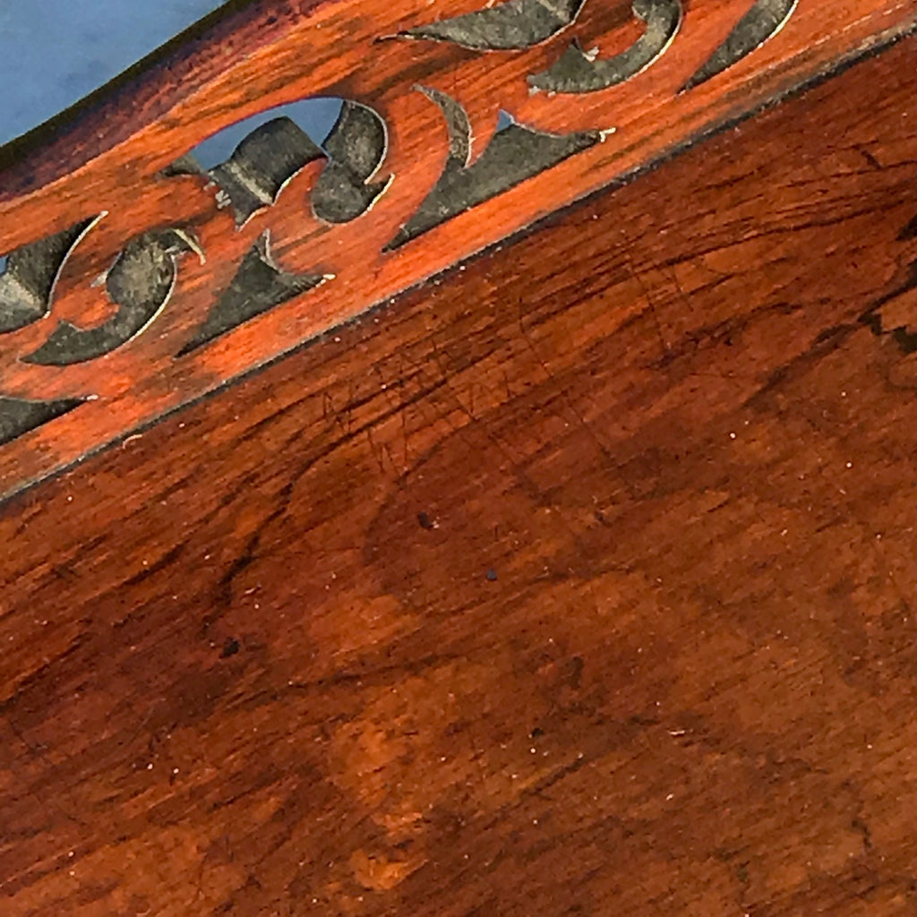 19th Century Rosewood Book Trough - Detail  View - 4