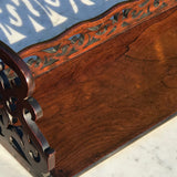 19th Century Rosewood Book Trough - Detail  View - 3