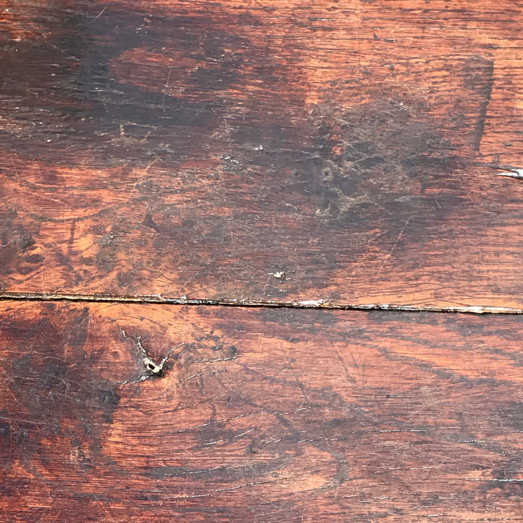 17th Century Oak Serving/Side Table - Top Detail View - 5
