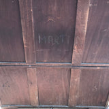 19th Century Camphor Wood Campaign Chest - Back View - 6