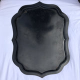 Large Victorian Double Rimmed Papier Mache Tray - Main Back View - 10