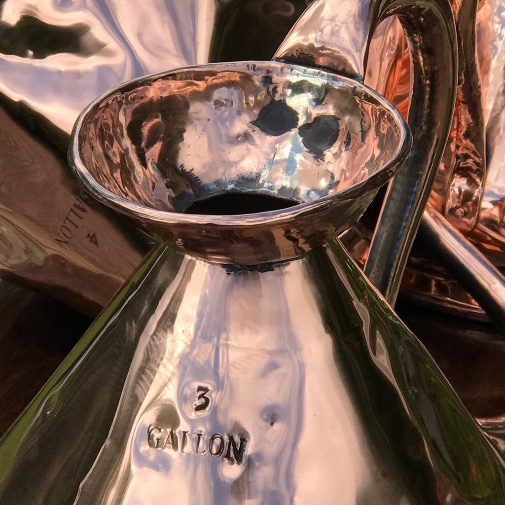 Set of 5 Victorian Copper Harvest Measures - Detail View - 2