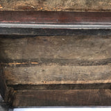 17th Century Oak Serving/Side Table - Underside View - 7
