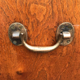 19th Century Camphor Wood Campaign Chest - Brass Handle Detail View - 9