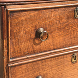 Small Early 19th Century Oak Coffer with Dummy Drawers - Detail View - 4