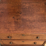 Small Early 19th Century Oak Coffer with Dummy Drawers - Detail View - 7