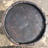 19th Century Oak Coopered Barrel - Underside View - 5