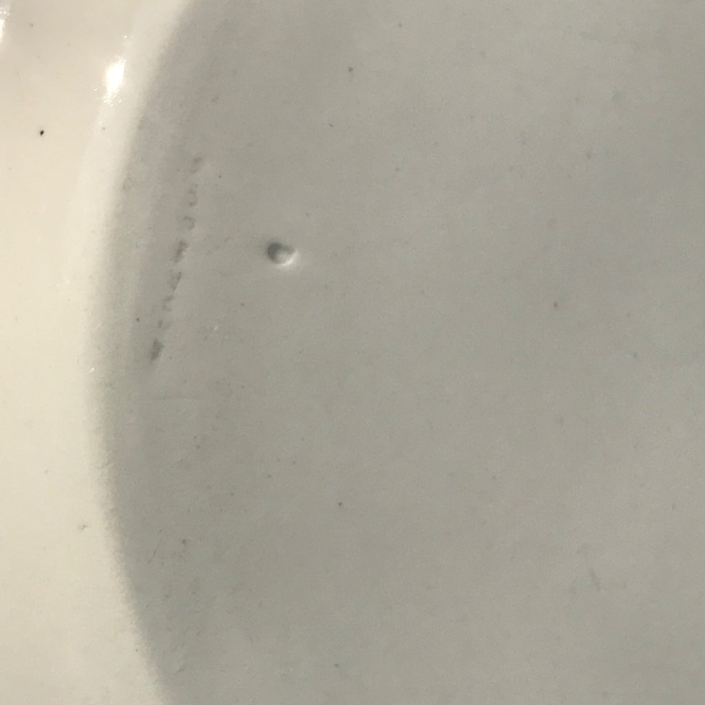 Pair of early 19th Century Wedgwood blue & white plates - Back detail view - 2