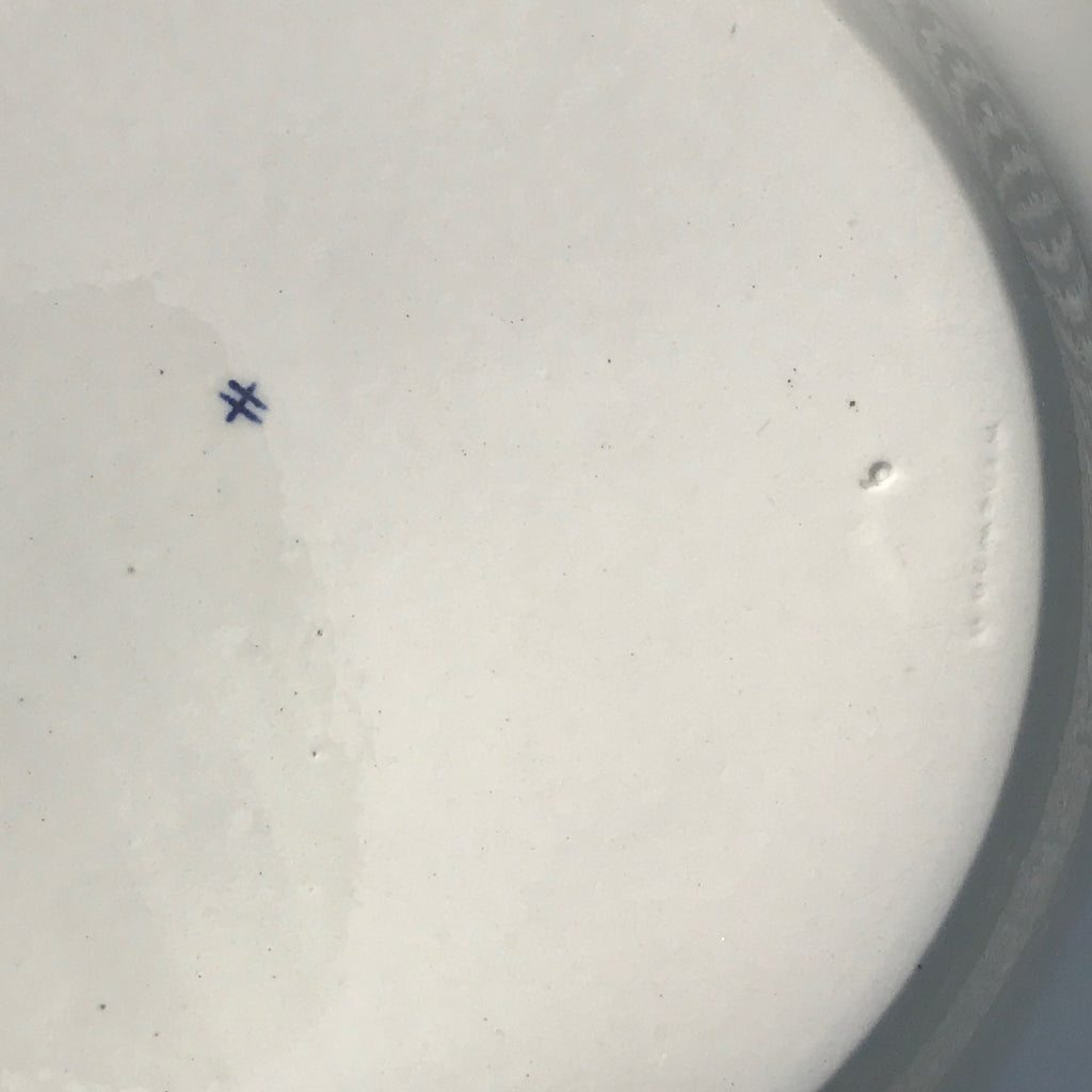 Pair of early 19th Century Wedgwood plates - Back detail view - 4