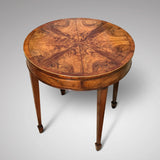 19th Century Walnut & Inlaid Library - Main Top View - 4