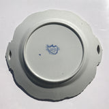 Pair of Ridgway Blue & White Fluted Edged Dishes - Back View - 2