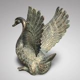 20th Century Cast Copper Alloy Swan - Back & Side View - 3
