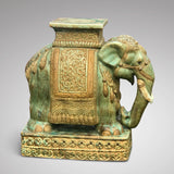 Qing Ceramic Elephant Garden Seat - Main View - 1