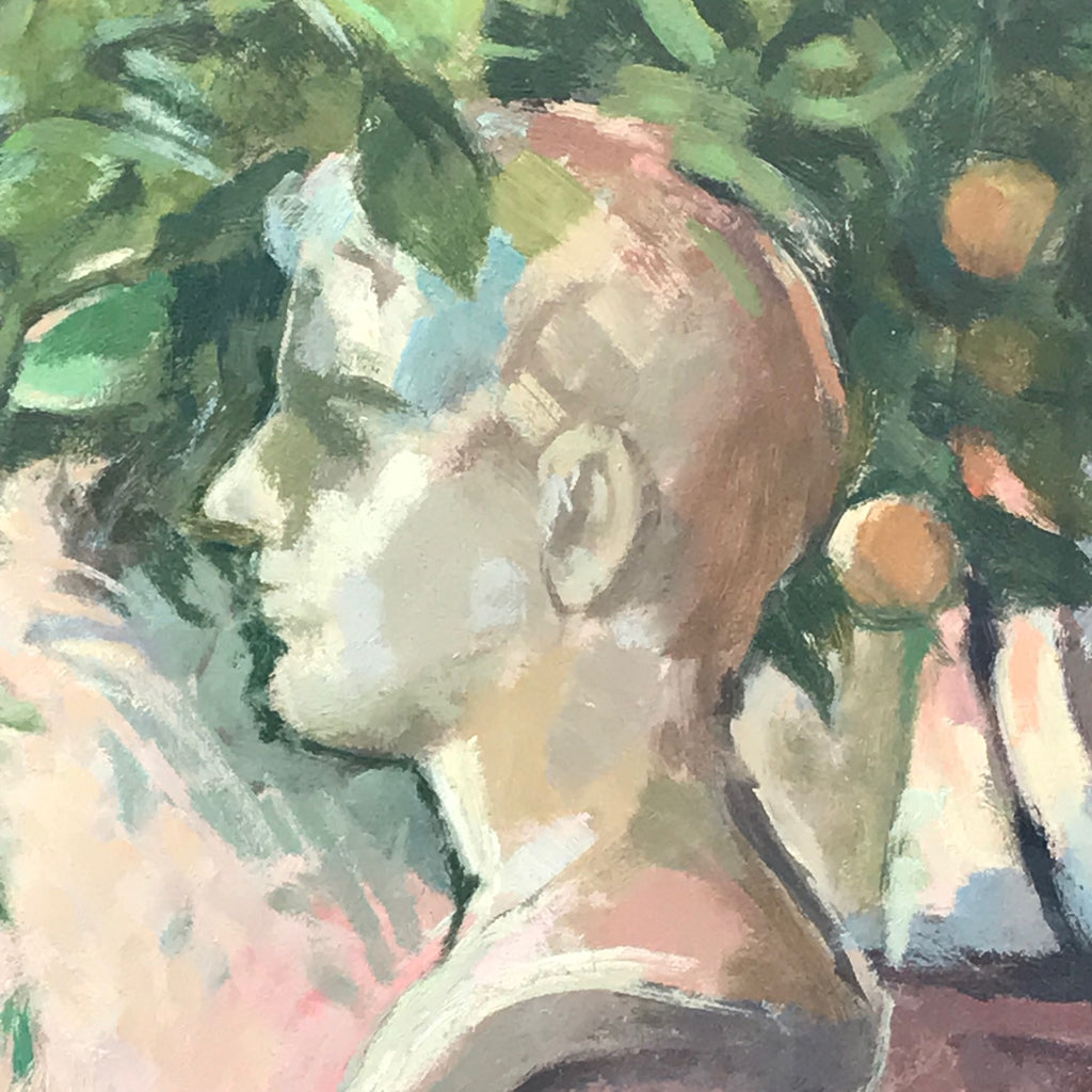 Still Life with Orange Tree - Oil on Board - Detail View - 5