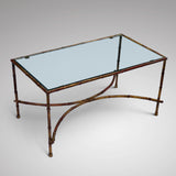 Mid Century Bamboo Effect Coffee Table - Main View - 2