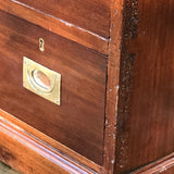 Early 20th Century Mahogany Campaign Desk