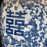 Large Chinese Blue & White Lamp - Detail View - 3