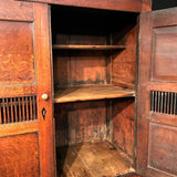 Early 19th Century Welsh Oak Bread & Cheese Cupboard - Inside Cupboard View - 3