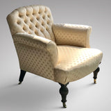 Victorian Buttoned Back Armchair - Main View - 1