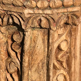 Matched Pair of Tall Asian Carved Columns - Detail View - 5