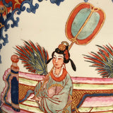 Fabulous Japanese Meiji Period Jardiniere - Detail View of Figure - 7