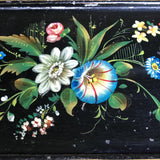 Victorian Japanned & Painted Embroidery Frame - Detail View - 3