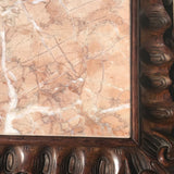19th Century Rosewood Lamp Table with Marble Top - Detail View - 3