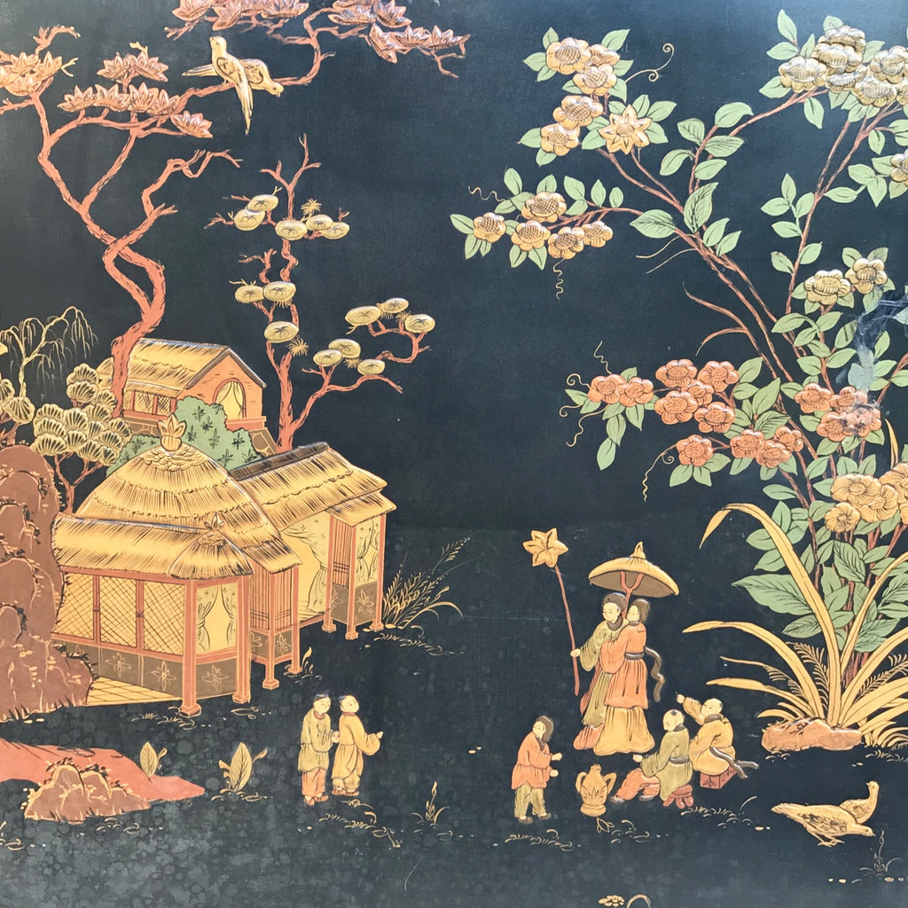 Large 19th Century Chinoiserie Folding Firescreen - Main Detail View - 5