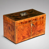George III Tortoiseshell Tea Caddy - Front and Side View - 1