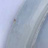 Large 19th Century Blue & White Cheese Dish - Detail of Edge - 11
