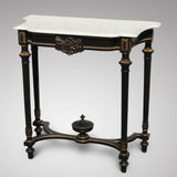 19th Century French Ebonised Console Table - Main View - 1